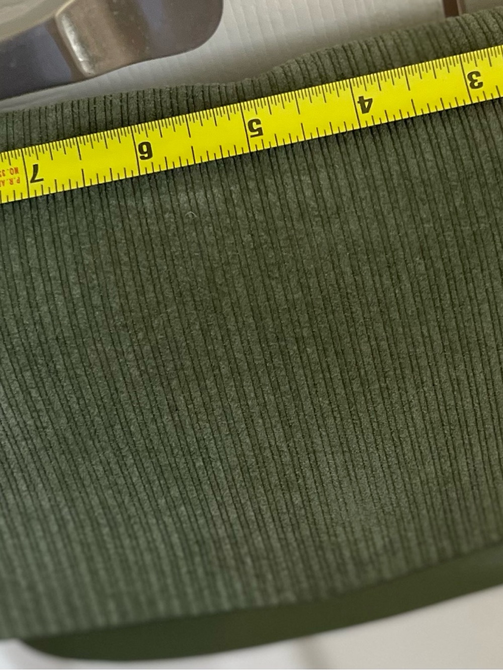 Treasure & Bond Olive Green Ribbed Kids Skirt